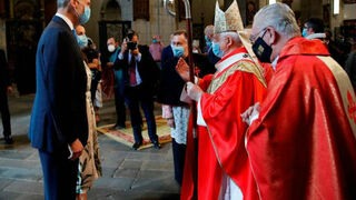 Julián Barrio, con el Rey