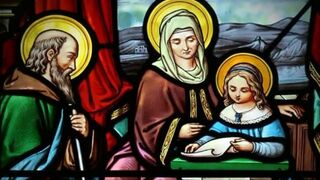 Sta. Ana y S. Joaquín (Padres de la Virgen, abuelos de Jesús)