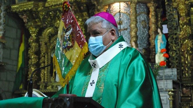 Monseñor Galván, arzobispo de La Paz, Bolivia