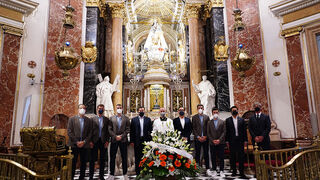 Ofrenda floral a la patrona Valencia FC