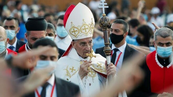 El cardenal patriarca de la Iglesia maronita, Béchara Raï.