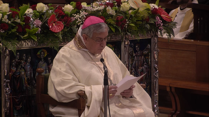 Josep M. Soler durante una homilía.