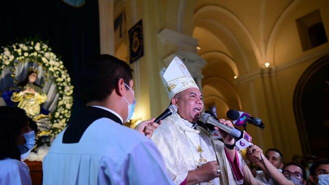 Celebración de la popular "gritería de penitencia" en Nicaragua