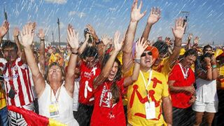 La tormenta en la JMJ de Madrid