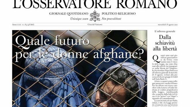 Portada de L'Osservatore Romano