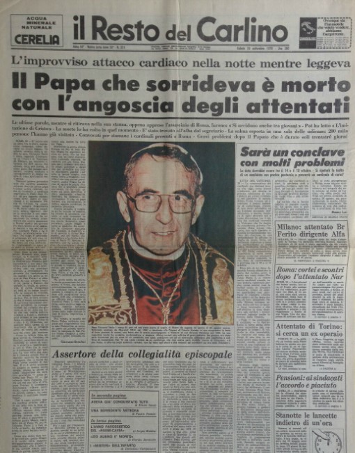 muerte de papa Luciani