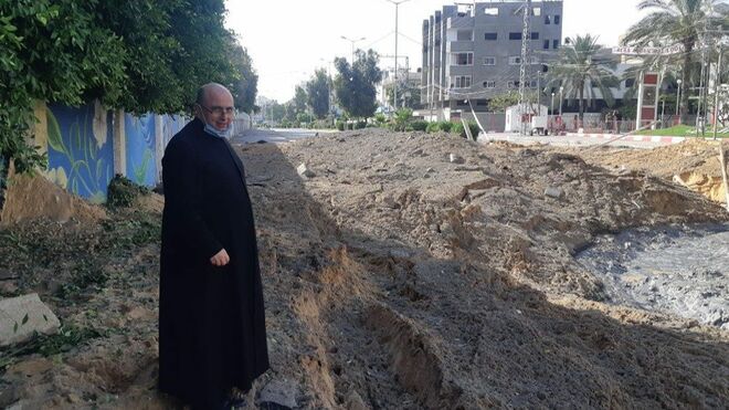 Gabriel Romanelli, párroco de Gaza