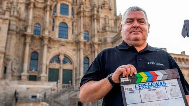 Vázquez Taín, en la plaza del Obradoiro