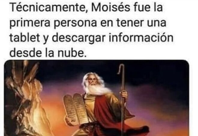 Moisés, el primer informático