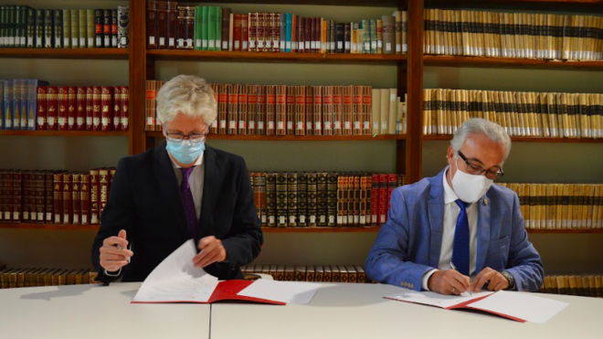 Global Open University y la UPSA suscriben un convenio marco