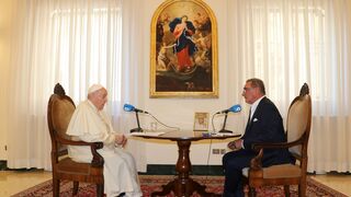 Carlos Herrera, con el Papa Francisco