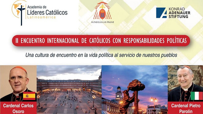 Parolin y Osoro, en el encuentro de líderes católicos