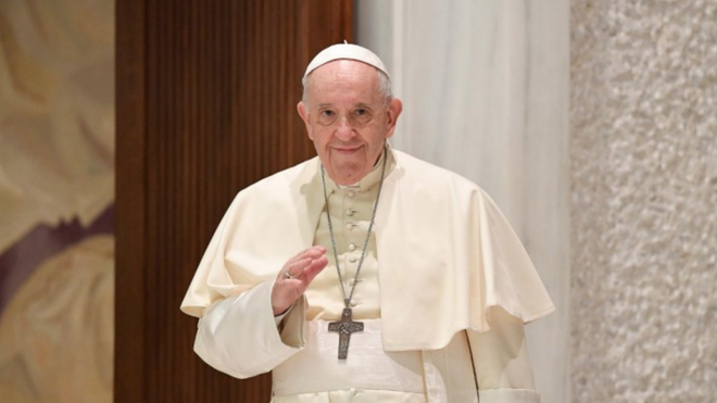 Papa Francisco, en la audiencia