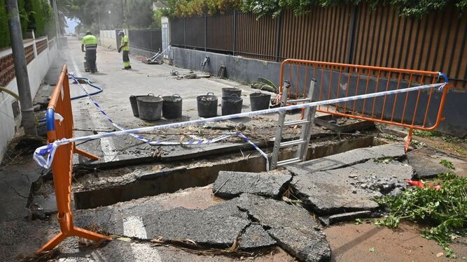 Los efectos del temporal en Benicàssim