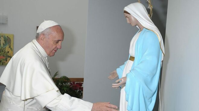 Francisco y la Virgen