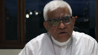 Monseñor Cabrejos durante su ponencia