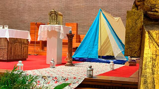 Una tienda que simboliza la hospitalidad