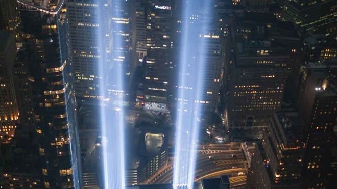 Tributo luminoso Torres gemelas