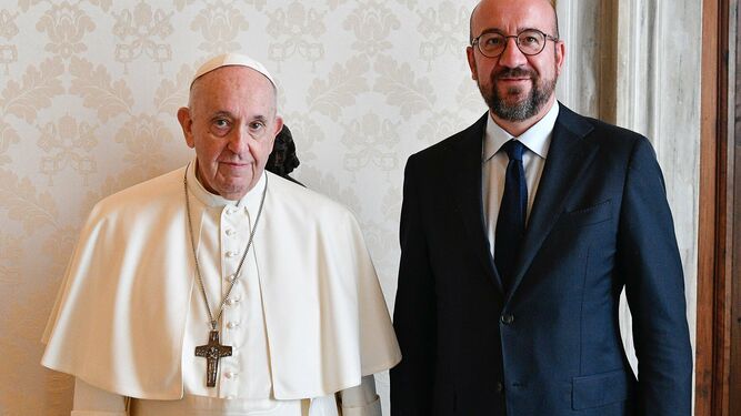 Francisco, con Charles Michel