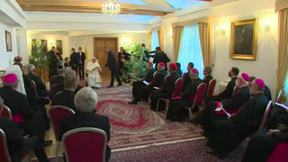 Encuentro ecuménico con el Papa en la Nunciatura de Bratislava