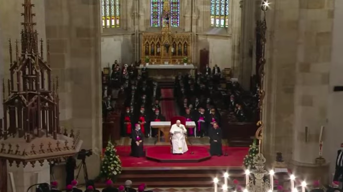 Discurso del Papa en la catedral de Bratislava