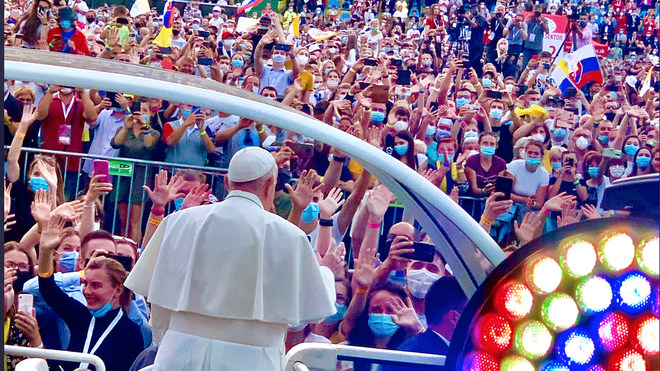 El Papa, con los jóvenes de Eslovaquia