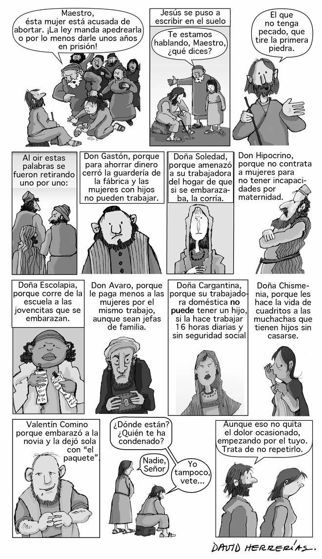 Mujer, ¿dónde están? ¿Nadie te ha condenado?