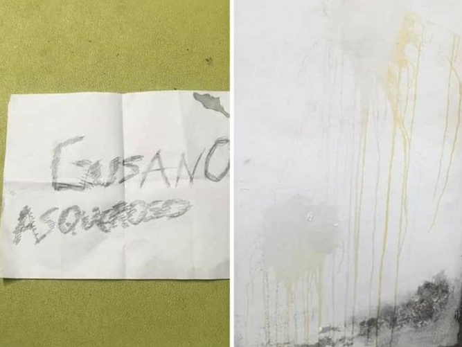 Pintadas en la casa del cura cubano