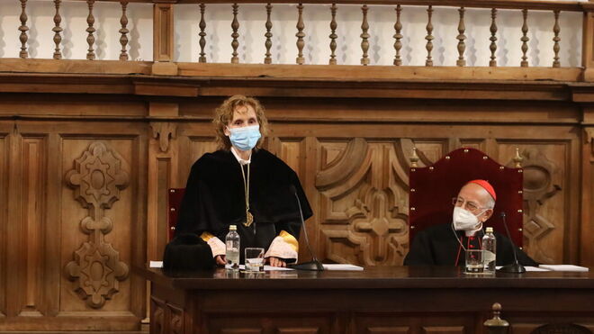 Blázquez y la rectora de la UPSA
