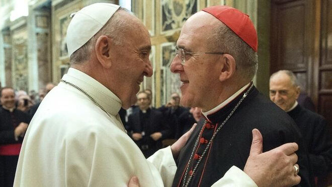 Carlos Osoro, con el Papa Francisco