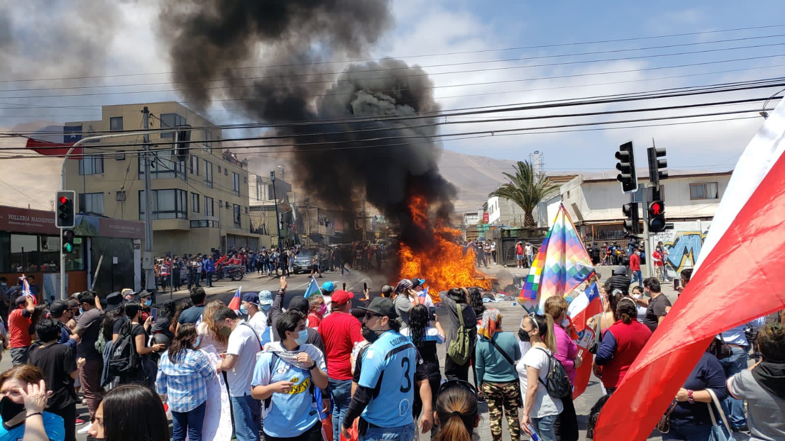 Ataques a migrantes en Iquique