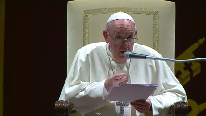 El Papa, a la academia pontifica de la vida