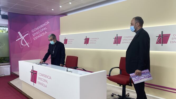 Luis Argüello, en la rueda de prensa