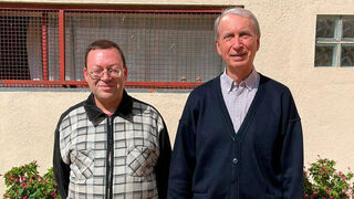 Juan Carlos Antona (izda.) y Juan Fernández de la Cueva (dcha.