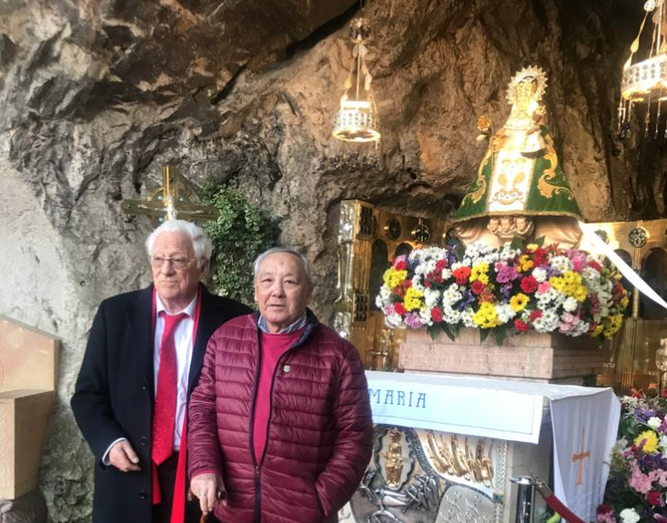 García y Silva en Covadonga
