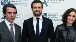 Aznar, Casado y Ayuso
