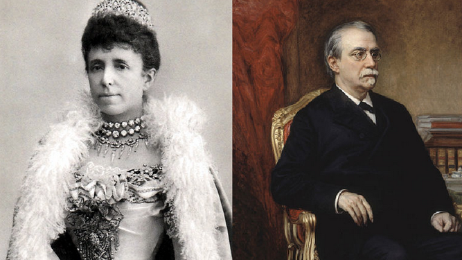 María Cristina y Cánovas del Castillo