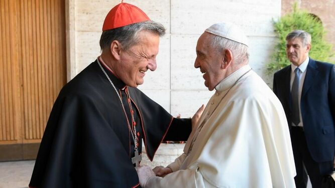 El Papa, con Grech