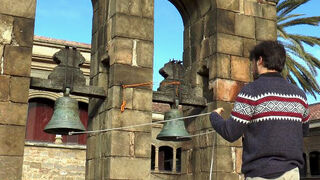 Campanar de una Iglesia en Barcelona.