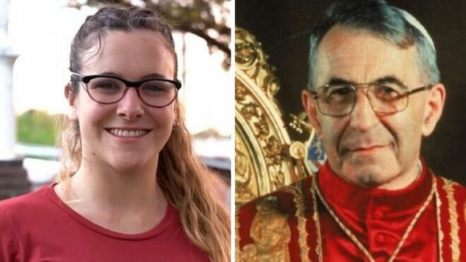 Candela Giarda y Juan Pablo I