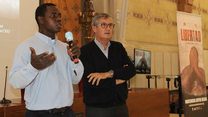 Chennor, superviviente de la prisión de Pademba, en Sierra Leona.