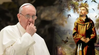 Papa Francisco y Francisco de Asís