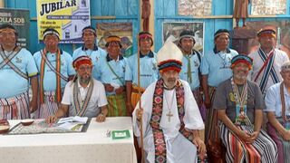 Alegría en el pueblo Achuar