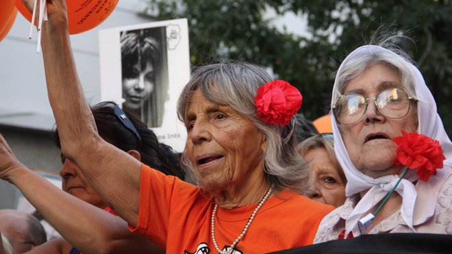 Sonia Torres, abuela de Plaza de Mayo
