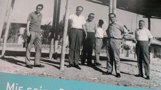 José María Salaverri, segundo de derecha a izquierda