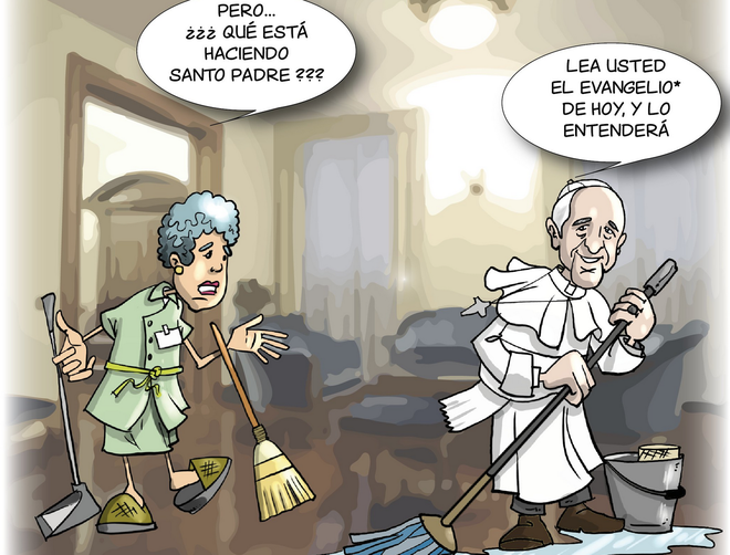 Papa y servicio