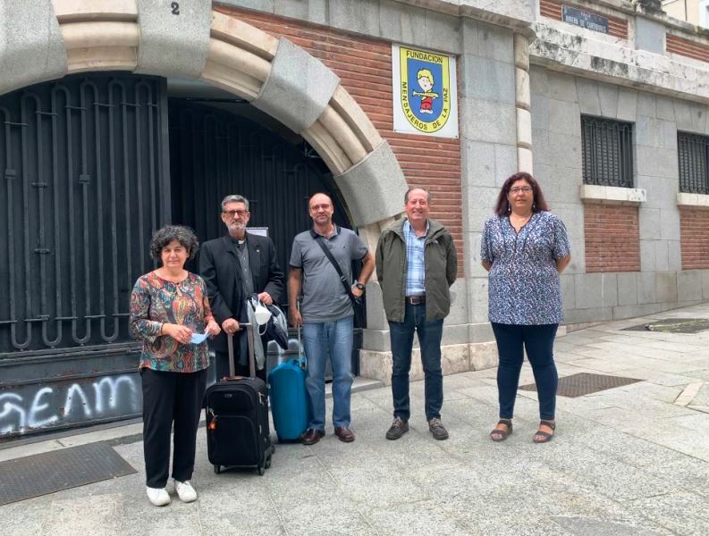 Con Mensajeros de la Paz, en Madrid