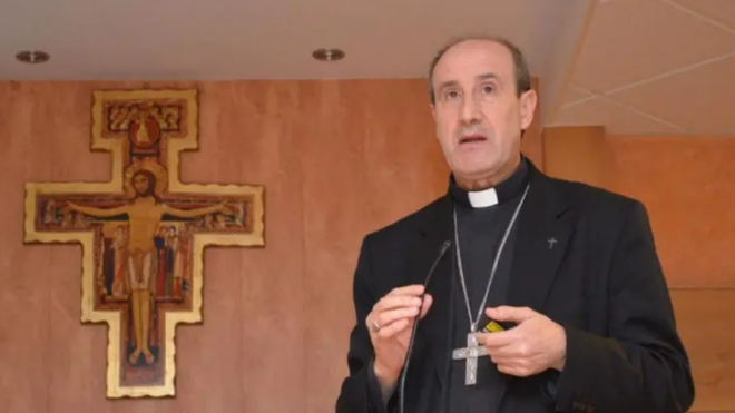 El obispo de Astorga, Jesús Fernández