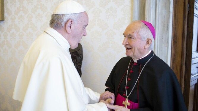 Tomasi, con el Papa Francisco