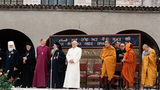 Juan Pablo II en el Encuentro interreligioso por la paz en Asís (1986)